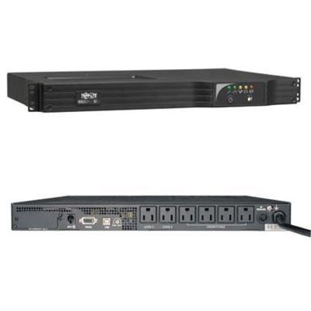 TRIPP LITE Line Interactive UPS, 750 VA, 6 Outlets, Rack SMART750RM1U